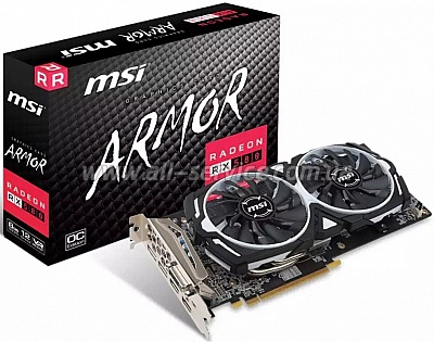 ���������� MSI Radeon RX 580 8GB DDR5 ARMOR OC (RX_580_ARMOR_8G_OC)