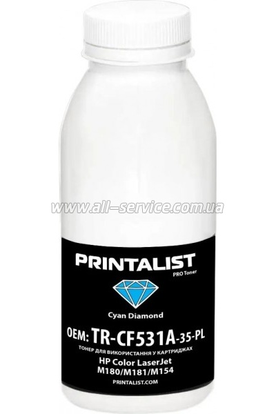  PRINTALIST HP CLJ M180/ M181/ M154  35 Cyan (TR-CF531A-35-PL)