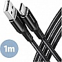 ���� ������ USB 2.0 AM to USB-C 1.0m black AXAGON (BUCM-AM10AB)