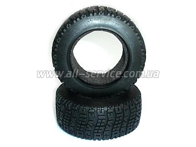(8E133) Tire w/Foam Insert For Short Course Truck 2P