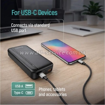 ���� ������ USB 2.0 AM to USB-C 1.0m 3A zinc alloy braided black ColorWay (CW-CBUC098-BK)