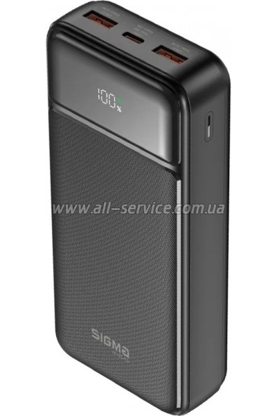 ������� ������������� Sigma X-power SI20A4QL 20000mAh PD 20W black (4827798799710)