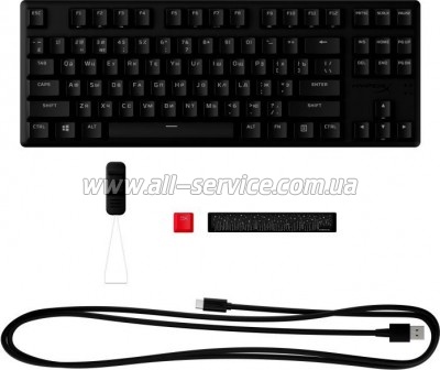  HyperX Alloy Origins Core PBT HX Red (639N7AA)