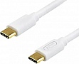 ���� ������ USB-C to USB-C 0.3m 60W 3A QC 3.0 white Atcom (AT-C03)