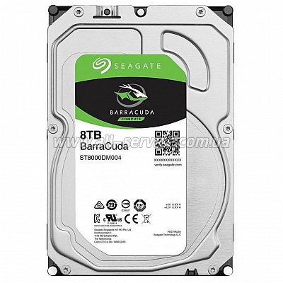  8TB SEAGATE Barracuda SATA 3.0 256 MB (ST8000DM004)