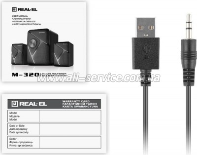   REAL-EL M-320 Black (EL121300014)