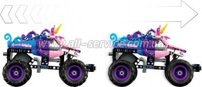 ����������� LEGO Technic Monster Jam Sparkle Smash �� �������� �Pull-Back� (42220)