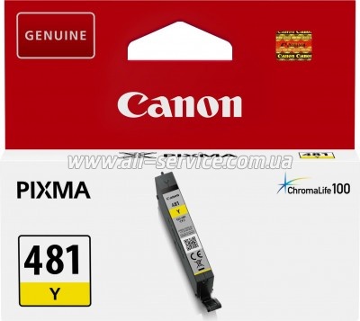  Canon CLI-481Y Yellow (2100C001)