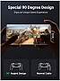 ���� ������ USB 2.0 AM to Type-C 1.0m US176 Both Angled 3A Black Ugreen (20856)
