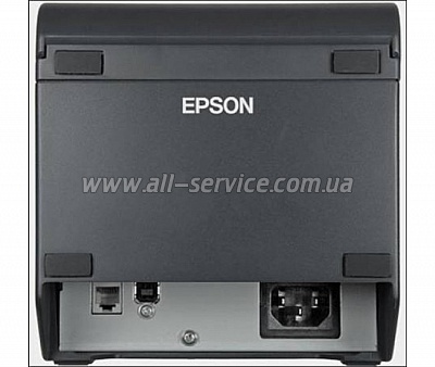  Epson TM-T20II Ethernet/USB I/F (Dark Grey)+PS (C31CD52003)