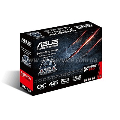  ASUS 4Gb DDR3 128Bit R7240-OC-4GD3-L PCI-E
