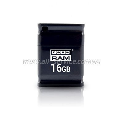  16GB GOODRAM USB 2.0 UPI2 Piccolo Black (UPI2-0160K0R11)