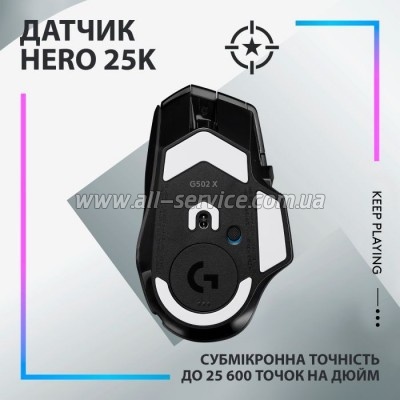  Logitech G502 X Plus Wireless Black (910-006162)