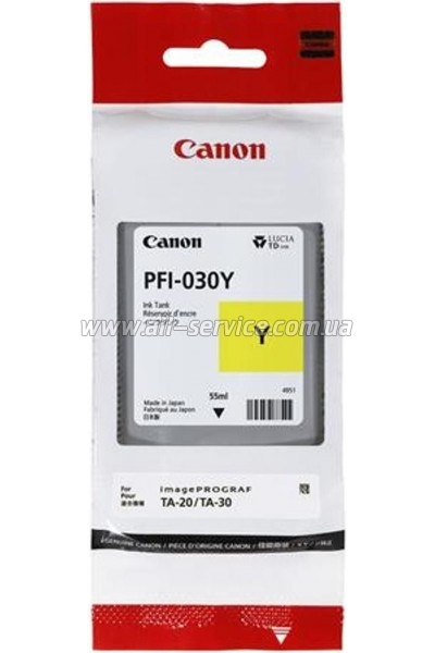  PFI-030 Canon imagePROGRAF TM-240/ TM-340 Yellow (3492C001)