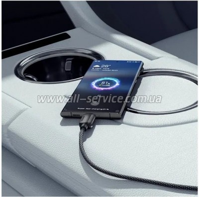 ���� ������ USB 2.0 AM to USB-C 1.0m 100W white Essager (EXC7A-WL02-P)
