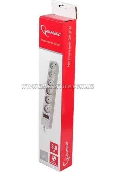 ������� ������ Gembird 3� 6 ������� (SPG6-G-10G)