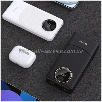 ������� ������������� Dudao 10000mAh K12 PD 22.5W White (6976625333875)