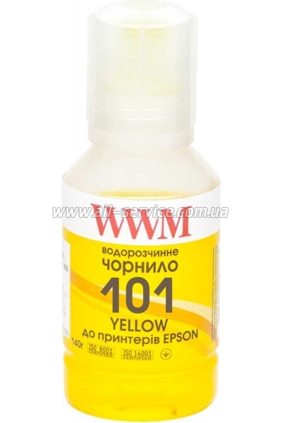  WWM Epson 101 Epson L4150/ 4160 140 Yellow (E101Y)