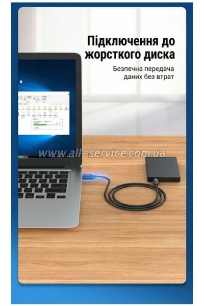 ���� ������ USB 3.0 AM/AM 3.0m black Vention (CONBI)