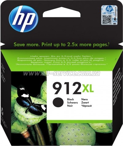 �������� HP �912XL HP Officejet Pro 8013/ 8023 Black (3YL84AE)