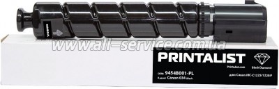 Тонер-картридж PRINTALIST imageRUNNER C1225/ 1225iF аналог Canon 034/ 9454B001 Black (9454B001-PL) Тонер-картридж PRINTALIST imageRUNNER C1225/ 1225iF аналог Canon 034/ 9454B001 Black (9454B001-PL)