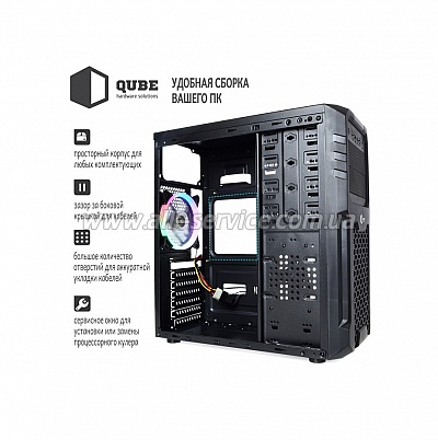  QUBE QB27A  Black (QB27A_WCNU3)