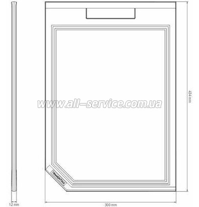 ����� Tramontina Churrasco Black 43,4 x 30�� (25058/100)