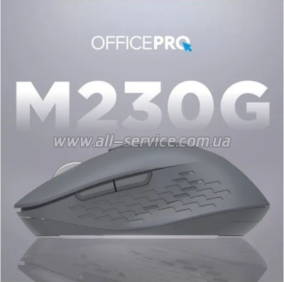  OfficePro M230G Silent Click Wireless/Bluetooth Gray (M230G)