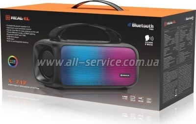   REAL-EL X-717 Black (4743304105359)