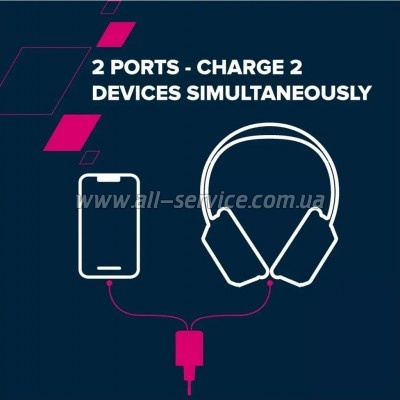 �������� ������� Canyon CU35CC GaN 35W 2xPD EU White (CNS-CUW35CC)