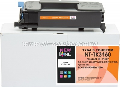 �����-�������� NewTone Kyocera ECOSYS P3045n/ 3050 ������ TK-3160 (NT-TK3160)