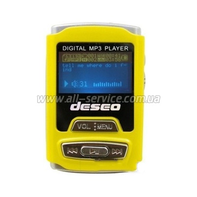 MP3 плеер TakeMS Deseo 2Gb yellow (TMS4GMP3-DESEO-Y) MP3 плеер TakeMS Deseo 2Gb yellow (TMS4GMP3-DESEO-Y)