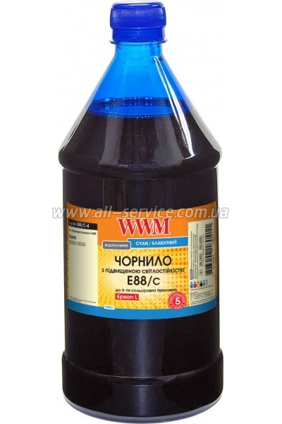 Чернила WWM Epson 108/ Epson L8050/ L18050 1000г Cyan (E88/C-4) Чернила WWM Epson 108/ Epson L8050/ L18050 1000г Cyan (E88/C-4)