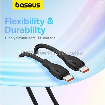 ���� ������ USB-C to USB-C 1.2m 100W black Baseus (P10355702111-00)
