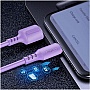 ���� ������ USB 2.0 AM to Micro 5P 1.0m soft silicone violet ColorWay (CW-CBUM044-PU)