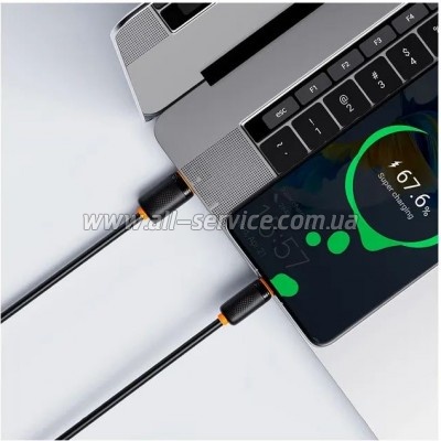 ���� ������ USB 2.0 AM to USB-C 1.0m 3A black XO (NB302-AC.black)