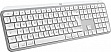  Logitech MX Keys S  MAC Bluetooth/Wireless UA Pale Grey (920-011638)