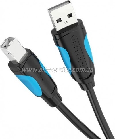 ������ ��� �������� USB 2.0 AM/BM 1.5m black Vention (VAS-A16-B150)