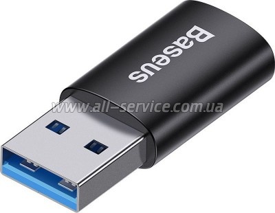 ������� USB 3.1 M to USB-C F black Baseus (ZJJQ000101)