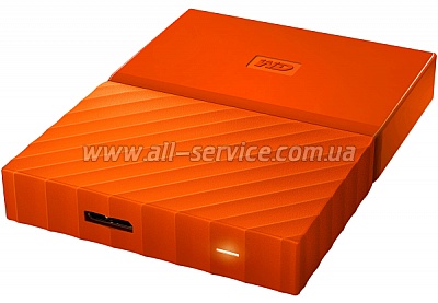��������� 2TB WD My Passport 2.5" USB 3.0 Orange (WDBS4B0020BOR-WESN)