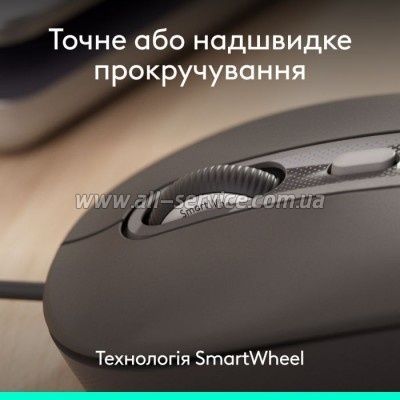  Logitech Signature M520 for Business USB-C Graphite (910-007511)