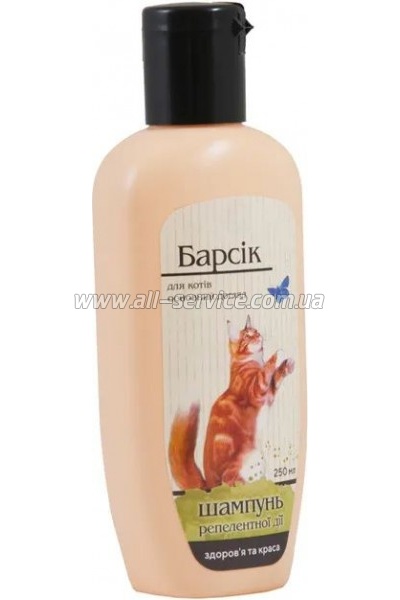 Шампунь ProVET Барсик для кошек репеллентный от блох и клещей 250мл (4820034780411/ 4820157401996) Шампунь ProVET Барсик для кошек репеллентный от блох и клещей 250мл (4820034780411/ 4820157401996)