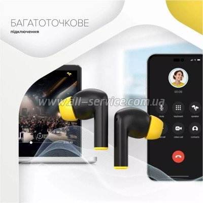 �������� Canyon Hexagon 7 TWS Black/ Yellow (CNS-TWS7BY)