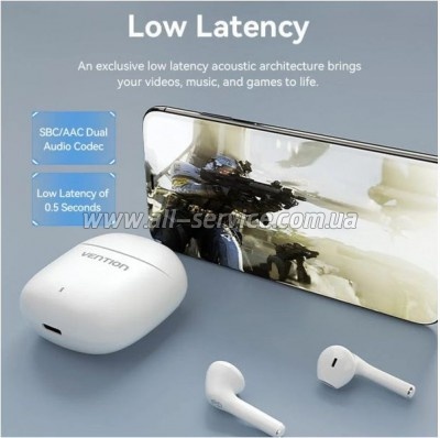 �������� Vention Elf Earbuds E02 White (NBGW0)