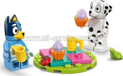 ����������� LEGO Bluey ������� � ���� � ����� �� ������� �������� (11201)