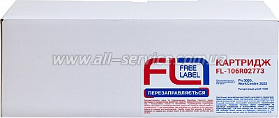�������� Free Label Xerox Phaser 106R02773/ 650N05407/ Phaser 3020/ WC 3025 (FL-106R02773)