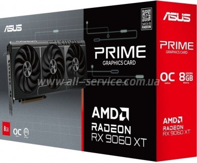  ASUS Radeon RX 9060 XT 8Gb PRIME OC (PRIME-RX9060XT-O8G)