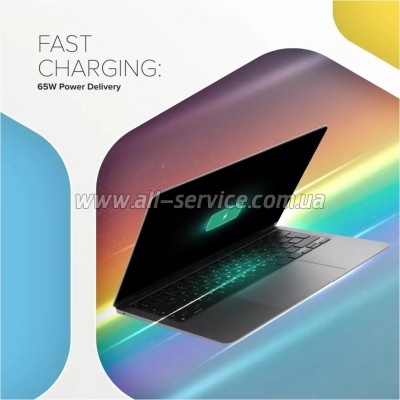 �������� ������� Canyon HEXAGON 65 GaN 65W 2xPD 1xQC EU Black (CND-CHAHEX65B)