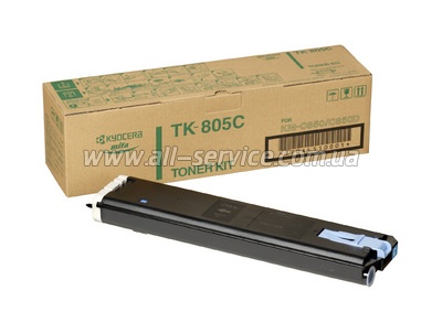 Тонер-картридж OEM Kyocera Mita TK-805C Тонер-картридж OEM Kyocera Mita TK-805C