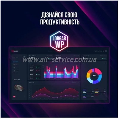  Lorgar Stricter 579 RGB USB Black (LRG-GMS579)